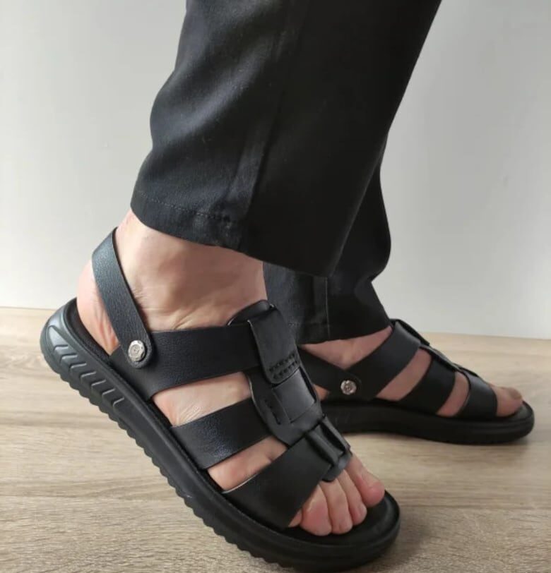 Мъжки ежедневни сандали  232007 Черни - Черни - Mels