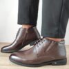Мъжки елегантни ботуши  H788-025 Maro Coffee - 40 - Maro Coffee ELDEMAS