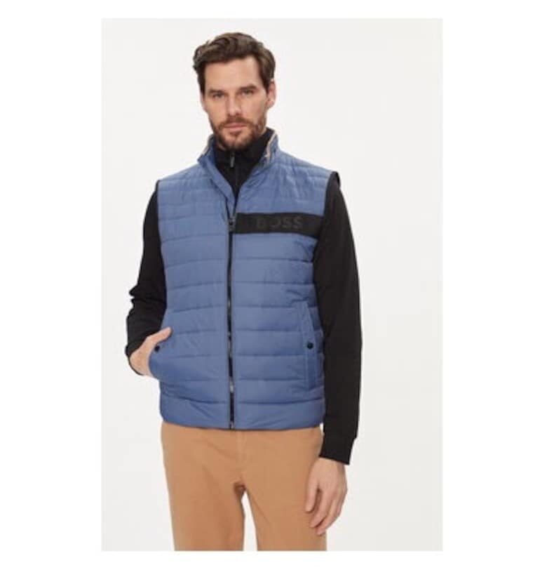 Мъжки елек -  303640941 - Полиамид - Син - Син BOSS