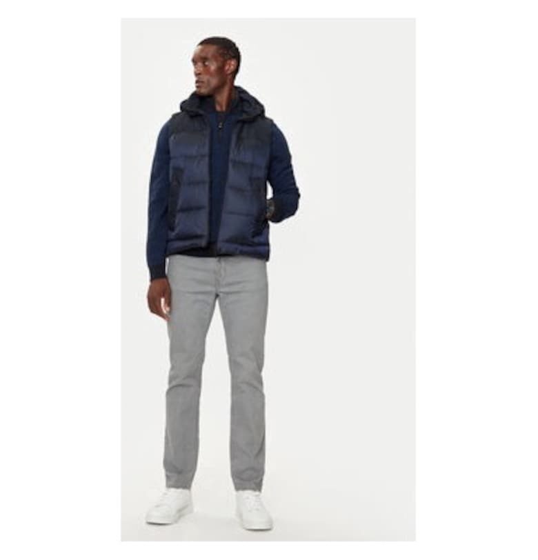 Мъжки елек -  304174674 - Полиамид - Син - Син Paul Shark