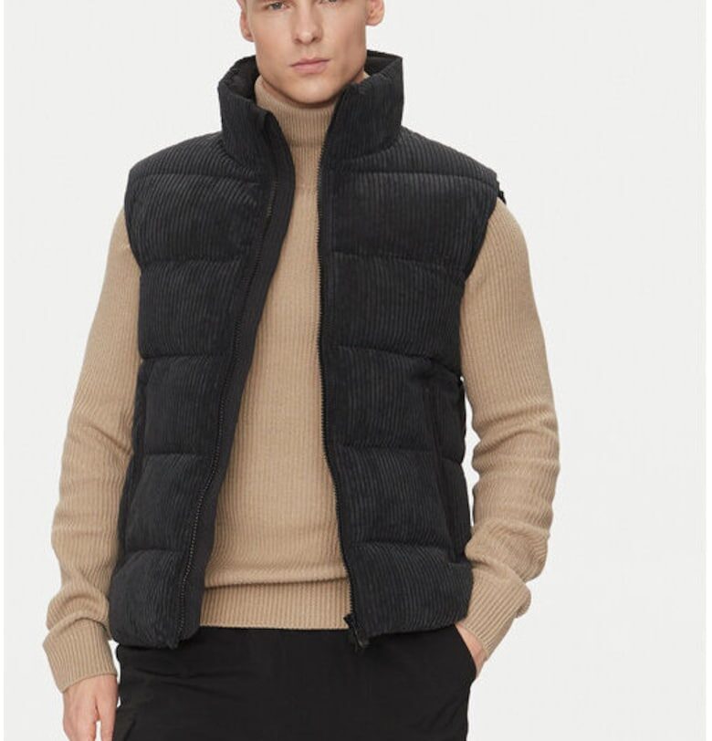 Мъжки елек -  304215292 - Полиестер - Черен - Черен Save The Duck