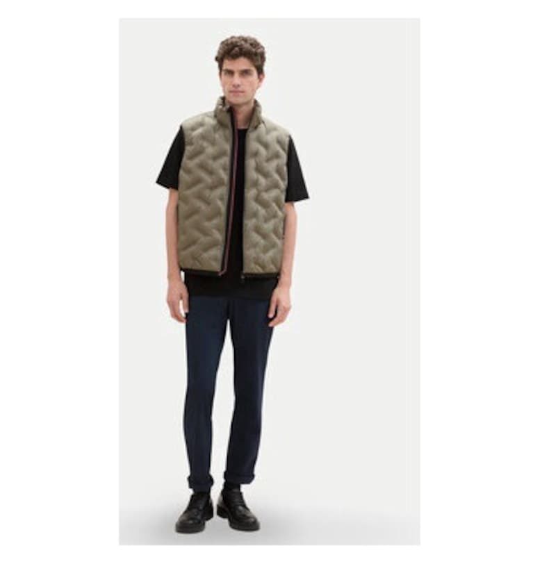 Мъжки елек  304724114 - Полиестер - Зелен - Зелен Tom Tailor