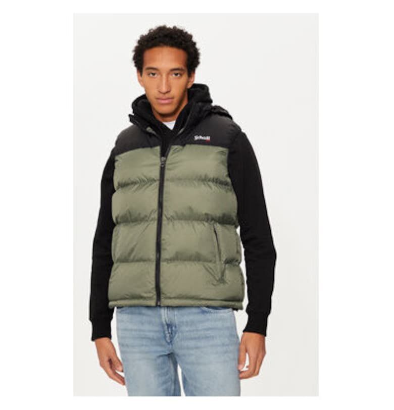 Мъжки елек -  304870101 - Найлон - Зелен - Зелен Schott Nyc