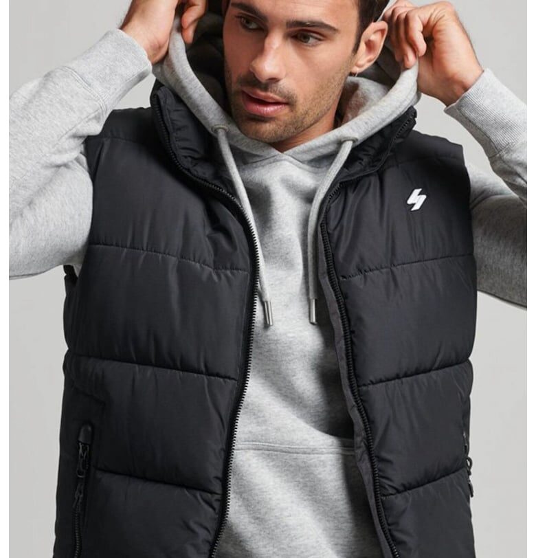 Мъжки елек  Bodywarmers M5011808A - Черен Superdry