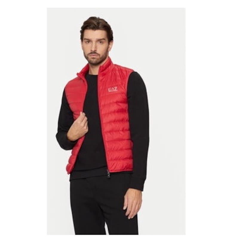 Мъжки елек - Emporio Armani  304212918 - Полиамид - Черен EA7