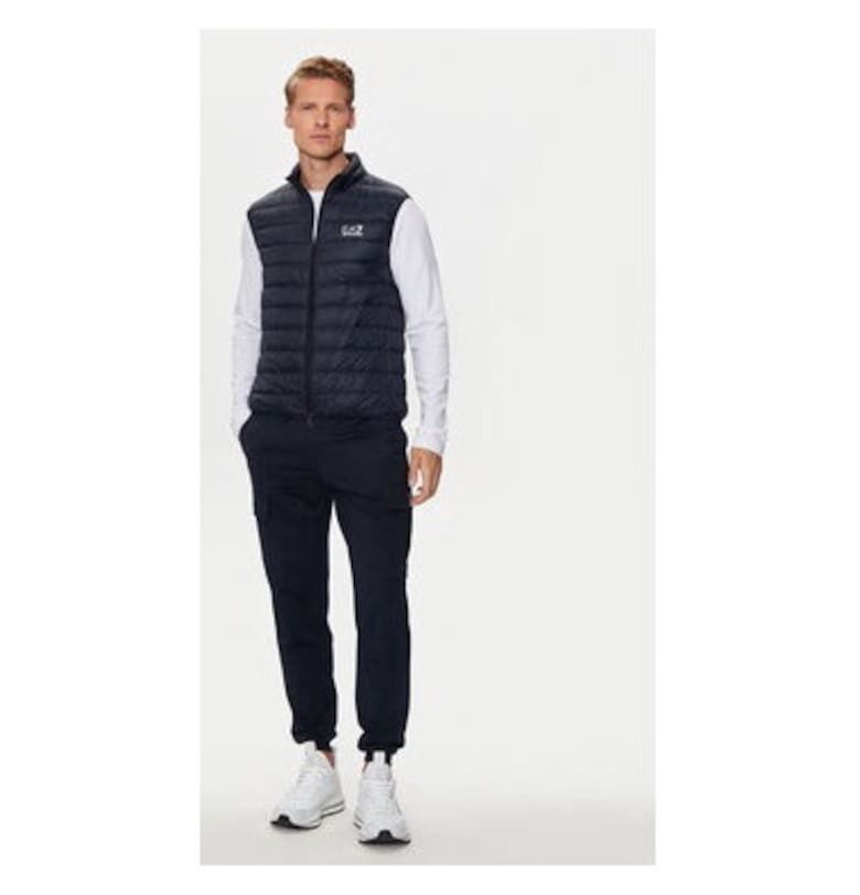 Мъжки елек - Emporio Armani  304286629 - Полиамид - Син - Син EA7