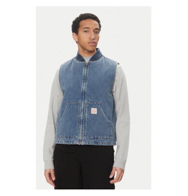 Мъжки елек Levi S - A8580-0000 - памук - син - Син Levis