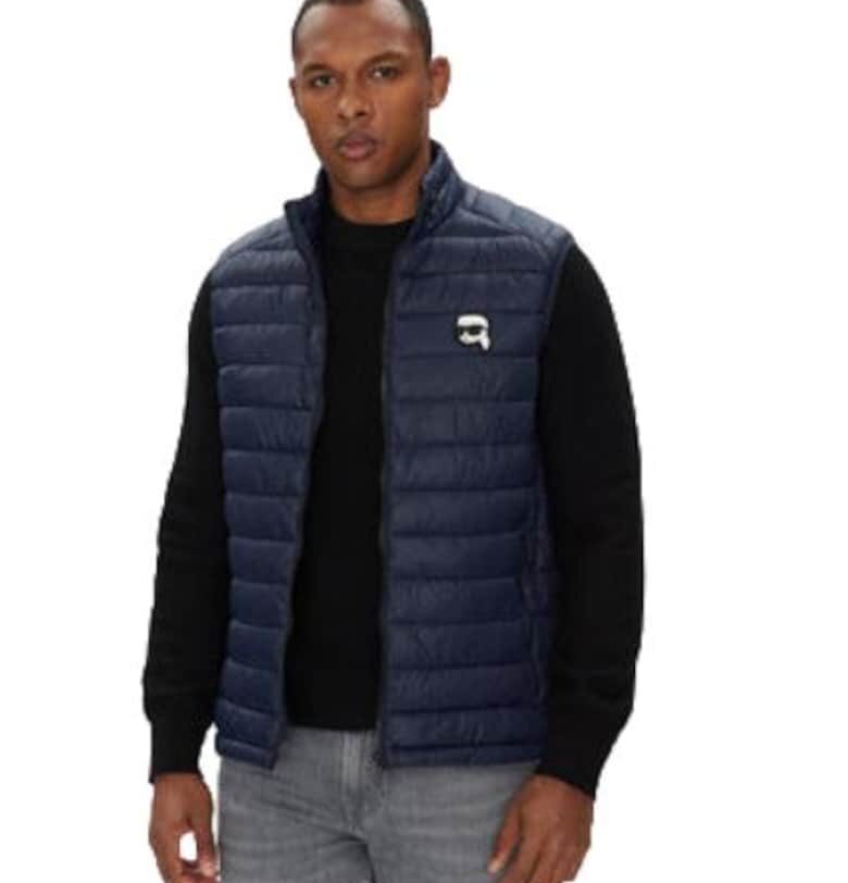 Мъжки елек -  полиамид - тъмносин - Син Karl Lagerfeld