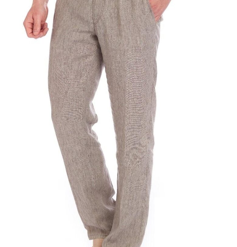 Мъжки кафяви панталони Eton 5693 - Кафяв W Wegener