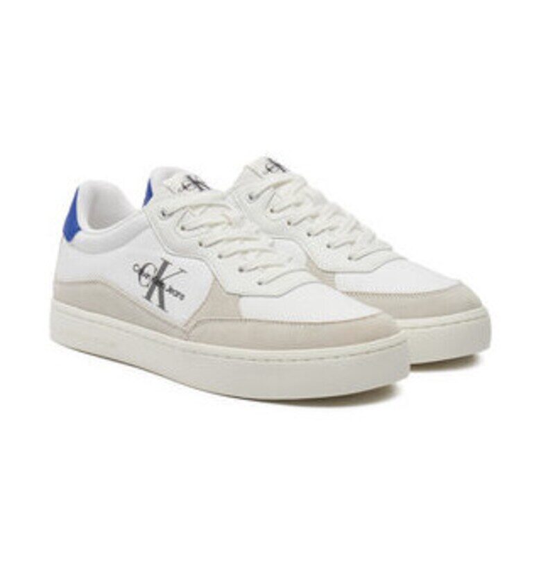 Мъжки кецове -  303957667 - текстил - бял CALVIN KLEIN JEANS