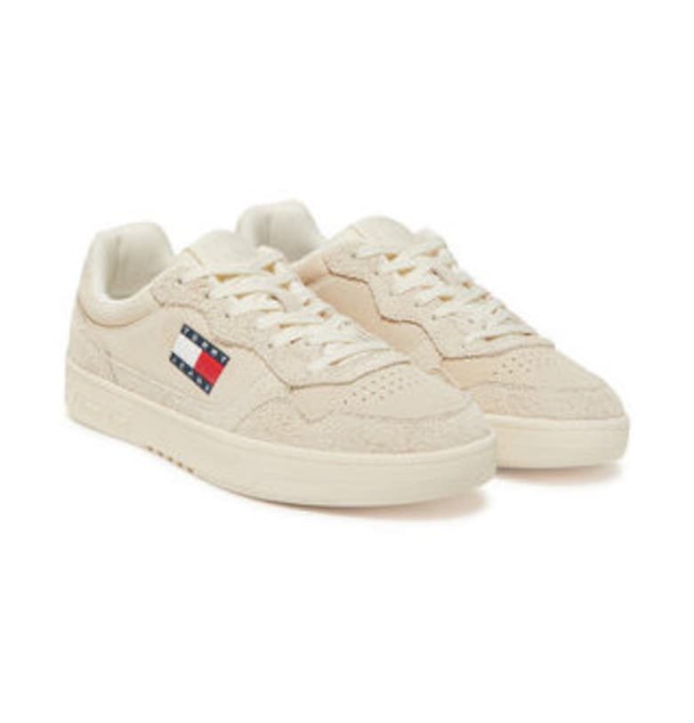 Мъжки кецове -  305159014 - естествена кожа - бежови Tommy Jeans