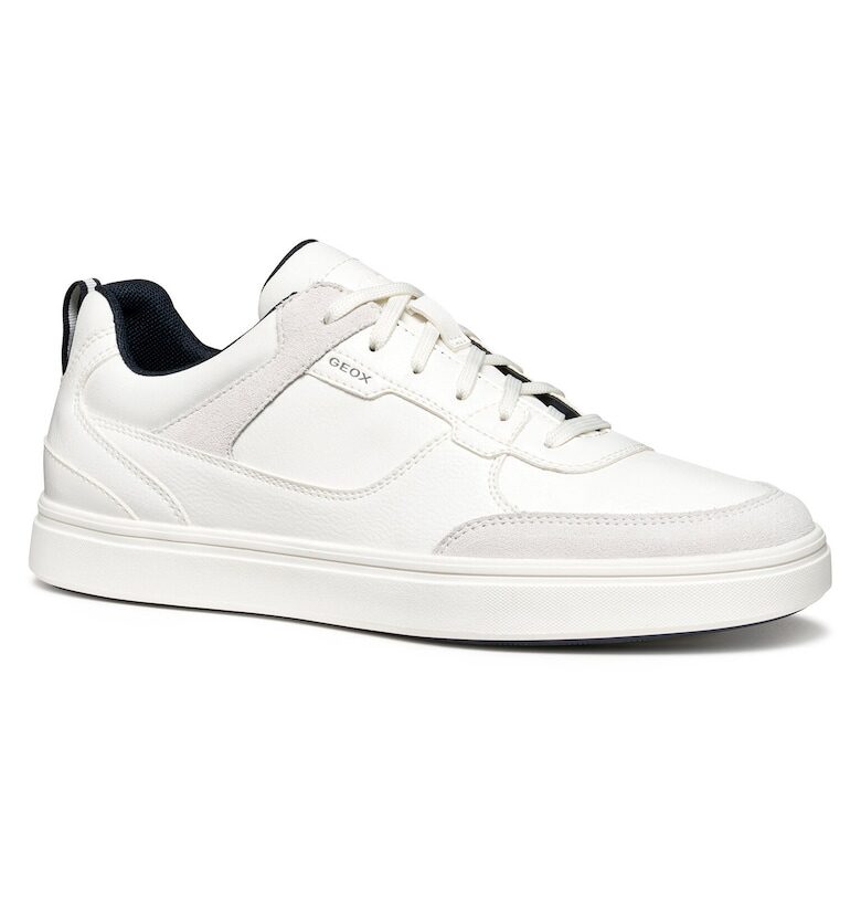 Мъжки кецове -  305273840 - екологична кожа - бял Geox