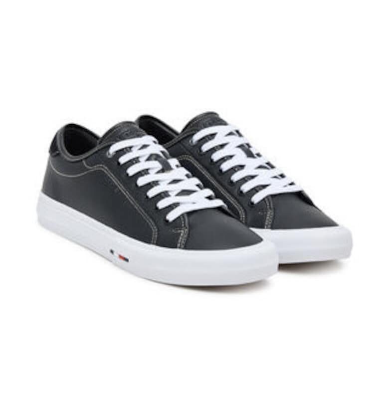 Мъжки кецове -  305436771 - естествена кожа - черен Tommy Hilfiger