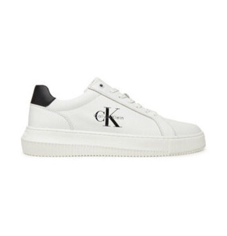 Мъжки кецове -  бял - естествена кожа CALVIN KLEIN JEANS