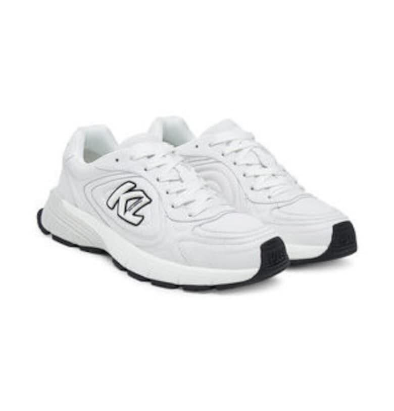 Мъжки кецове -  естествена кожа - бял - Karl Lagerfeld