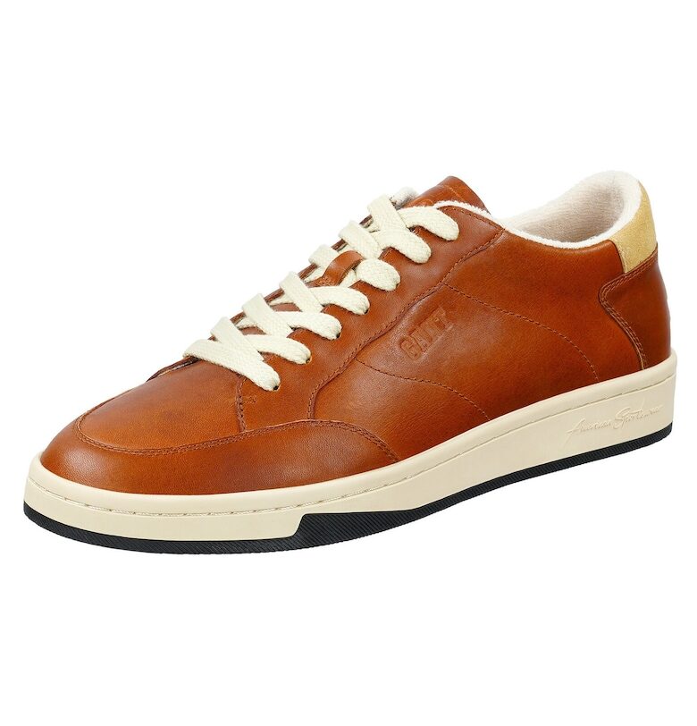 Мъжки кецове -  естествена кожа - кафяв Gant