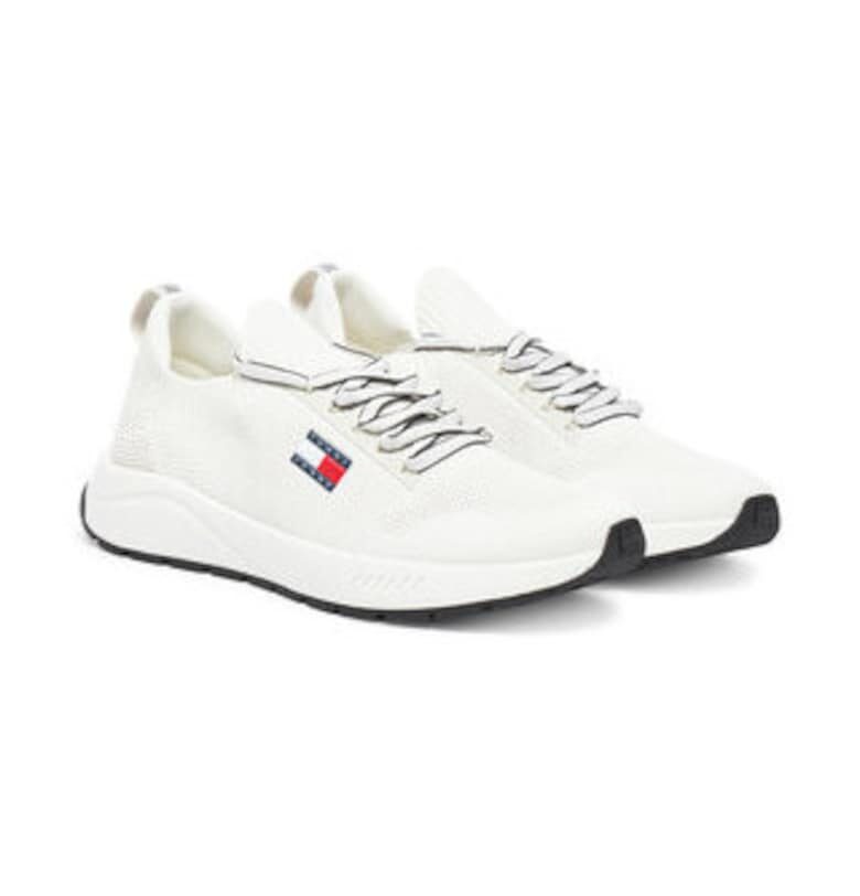 Мъжки кецове -  текстил - бял - Tommy Jeans