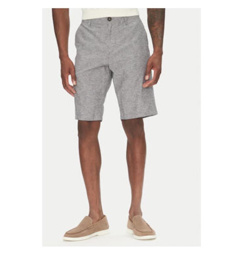 Мъжки къси панталони  1044712 - Лен/Памук - Сив - Сив Tom Tailor