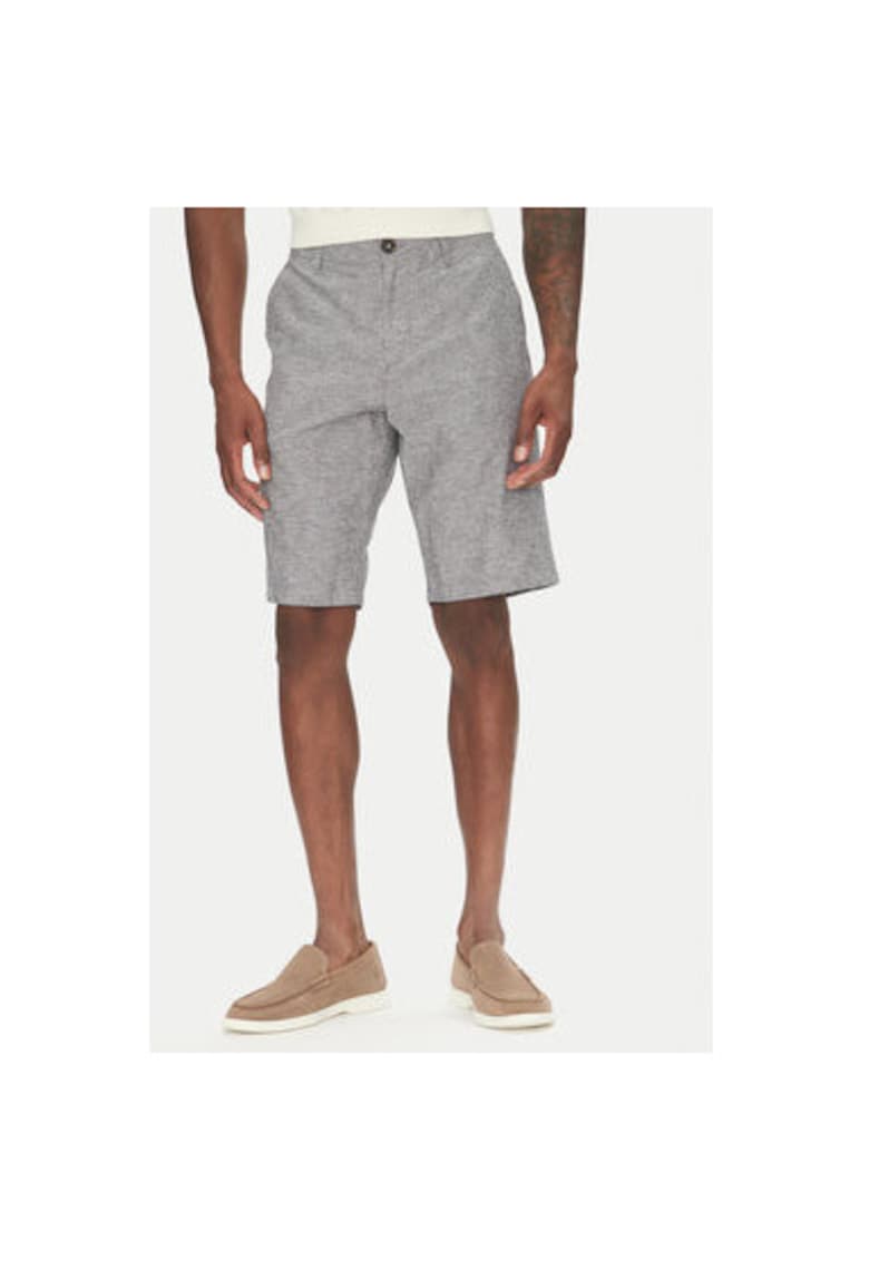 Мъжки къси панталони 1044712 - Лен/Памук - Сив - Сив Tom Tailor