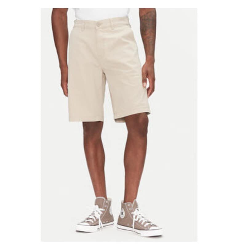 Мъжки къси панталони  112349200 - памук - бежов - Бежов Lee