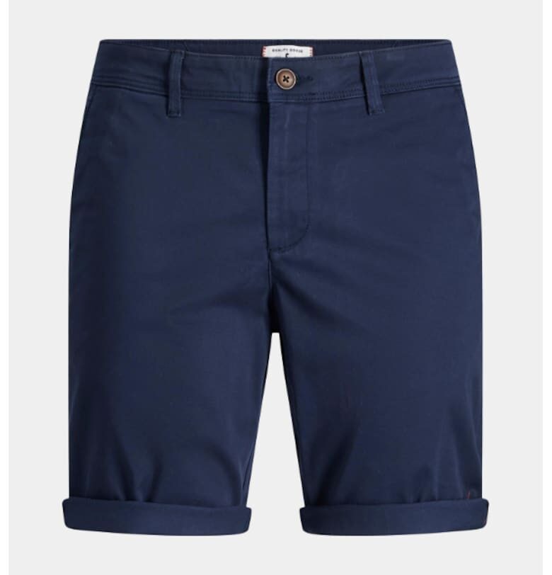 Мъжки къси панталони -  208774109 - Памук - Тъмносин Jack  Jones