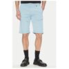 Мъжки къси панталони 265812 552829 - Памук/Еластан - Светлосин - Светлосин Karl Lagerfeld