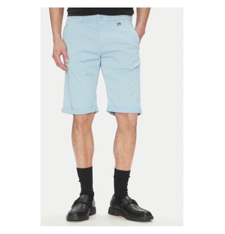 Мъжки къси панталони  265812 552829 - Памук/Еластан - Светлосин - Светлосин Karl Lagerfeld