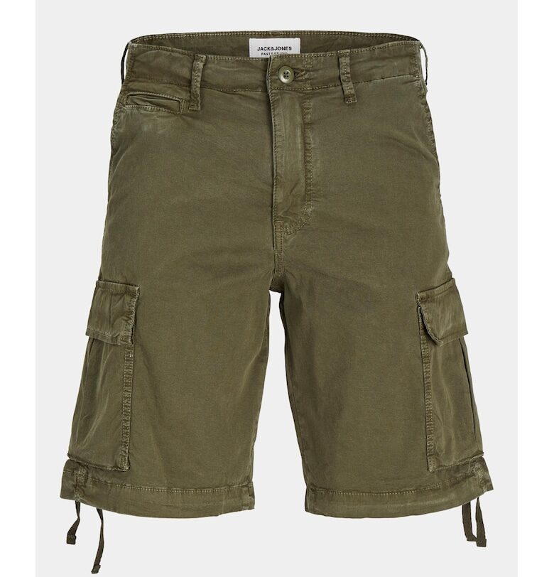 Мъжки къси панталони -  303484293 - Зелени - Памук Jack  Jones