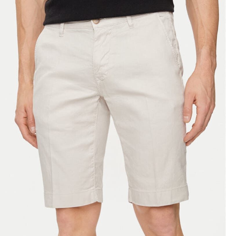 Мъжки къси панталони -  303666620 - Синтетичен - Бежов Baldessarini