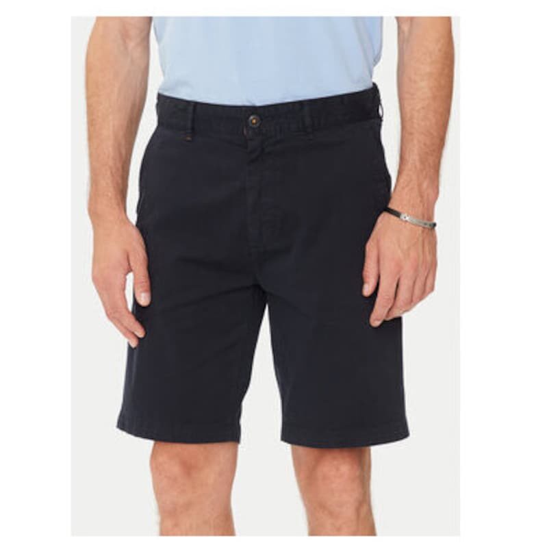 Мъжки къси панталони -  303685218 - Памук - 30 US - Син BOSS