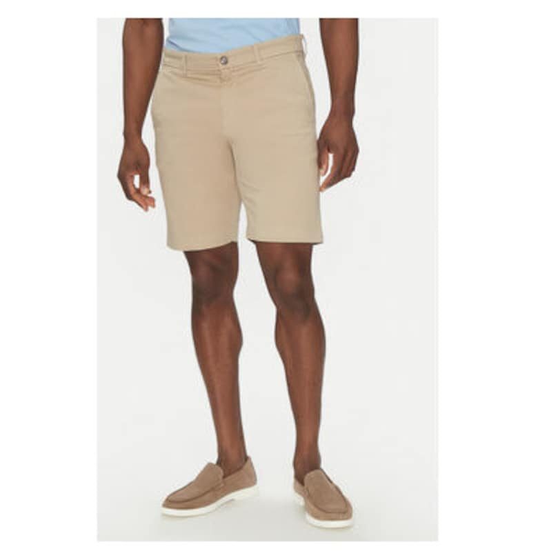 Мъжки къси панталони -  305100139 - Памук - Бежов Hechter Paris