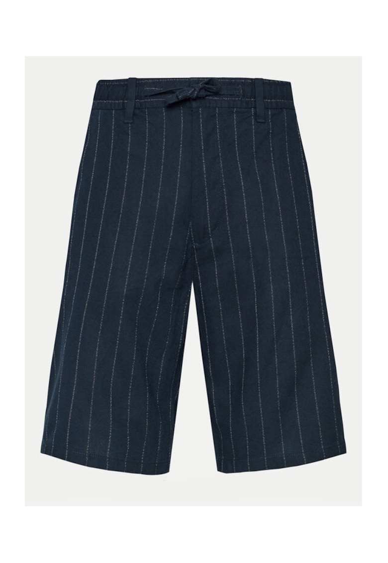 Мъжки къси панталони - 555245 - Тъмносин - Лен sOliver