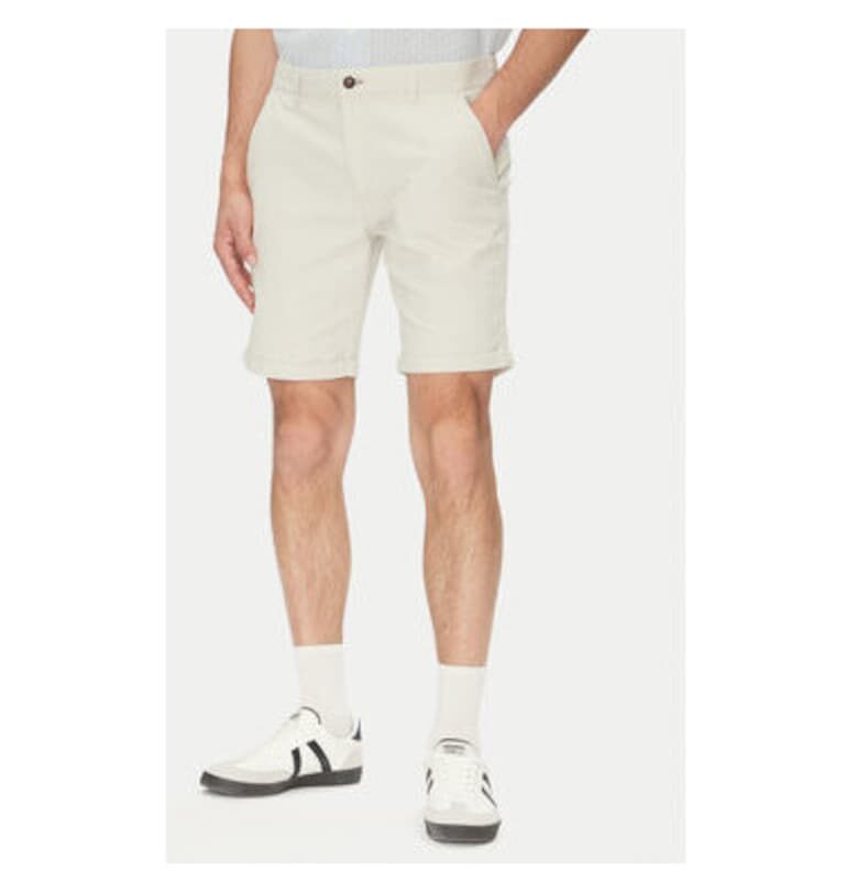 Мъжки къси панталони Jack Jones - 12206889 - Памук - Бежов - Бежов Jack  Jones