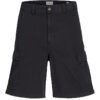 Мъжки къси панталони Jack Jones - 12269374 - памук - черен - Черен Jack  Jones