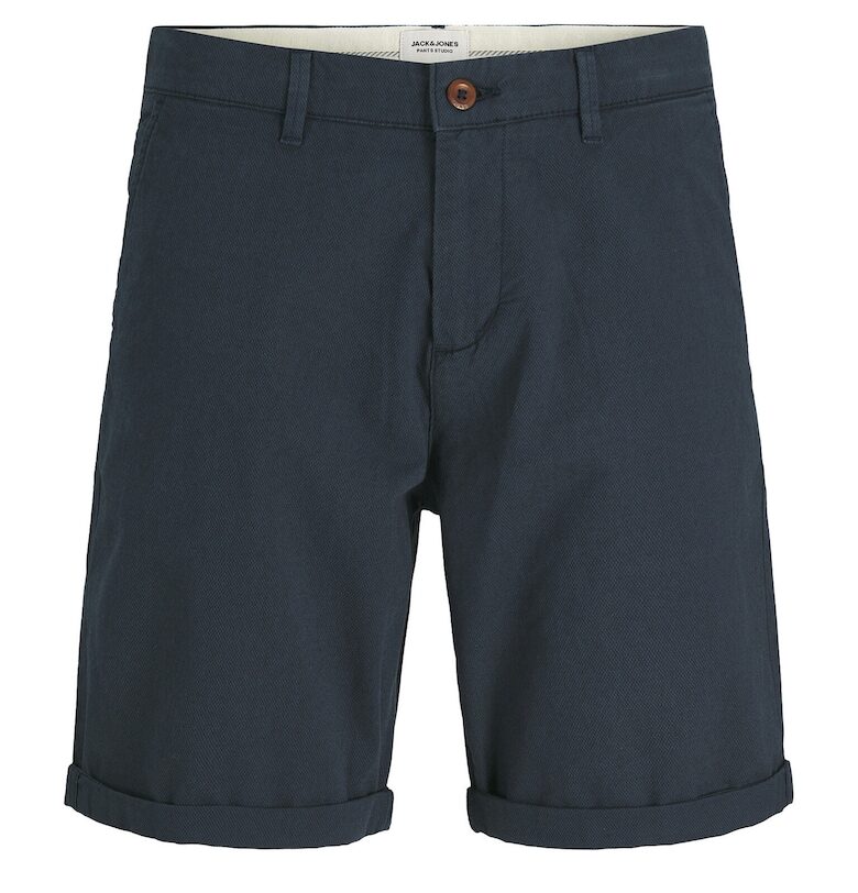 Мъжки къси панталони Jack Jones - 12269494 - памук - 2XL INTL - тъмносиньо Jack  Jones