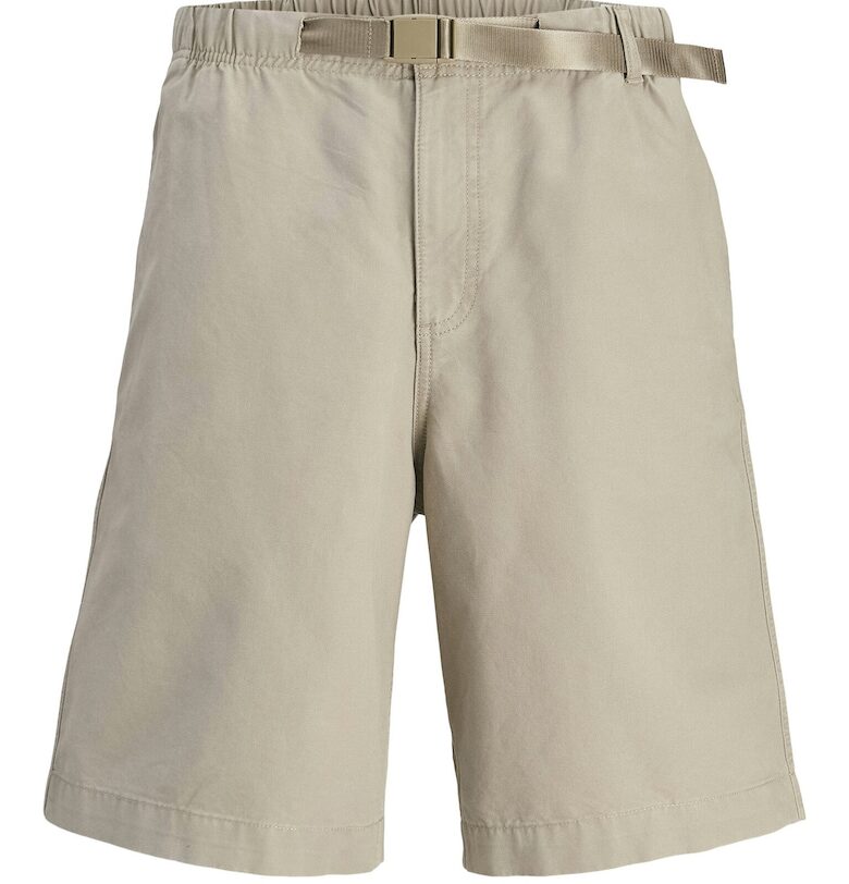 Мъжки къси панталони Jack Jones - 12273685 - памук - бежов - Бежов Jack  Jones