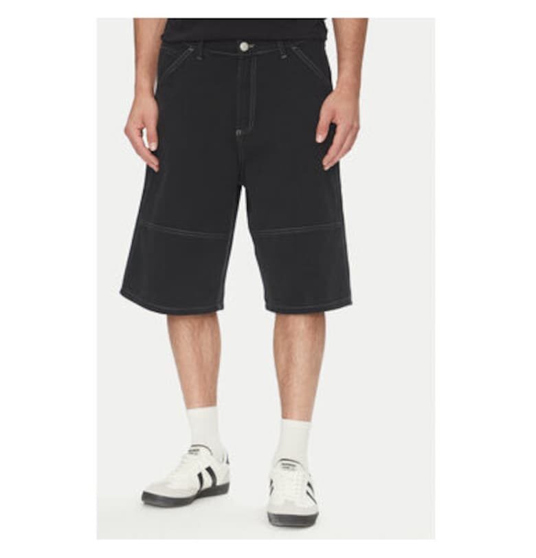 Мъжки къси панталони Jack Jones - 12278222 - памук - черен - Черен Jack  Jones