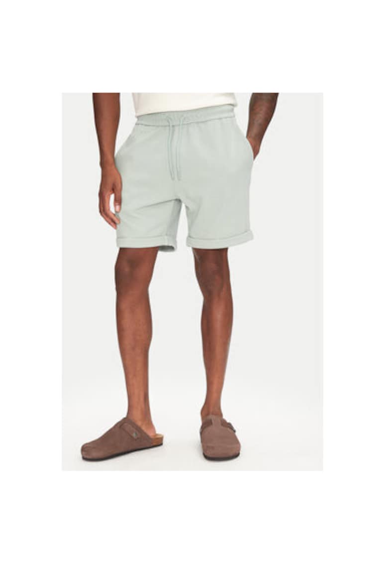 Мъжки къси панталони Sons - 22033722 - Полиестер/Вискоза - Зелени - Зелен Only
