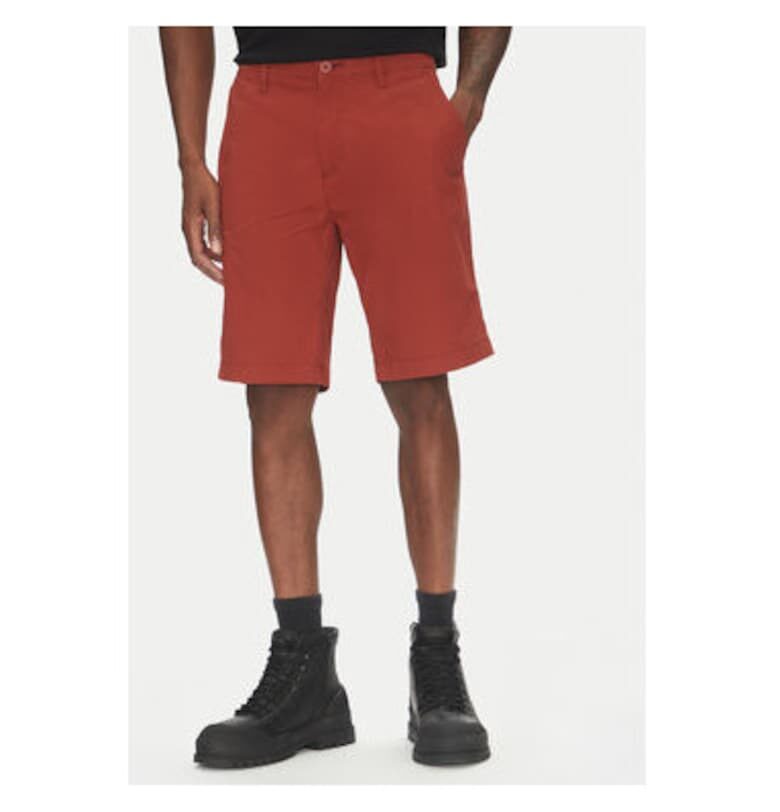 Мъжки къси панталони  TB0A5U2KEOD1 - памук - червен - Червен Timberland