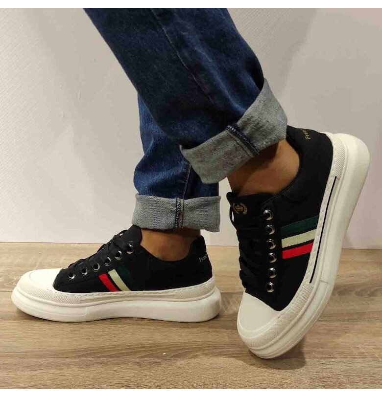 Мъжки обувки  02763 Black - Черни FRANCO GERARDO