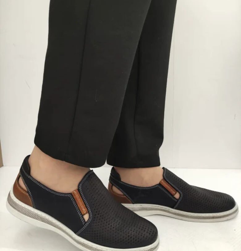 Мъжки обувки  411 Перфорирани - Тъмносин BIO FLEX