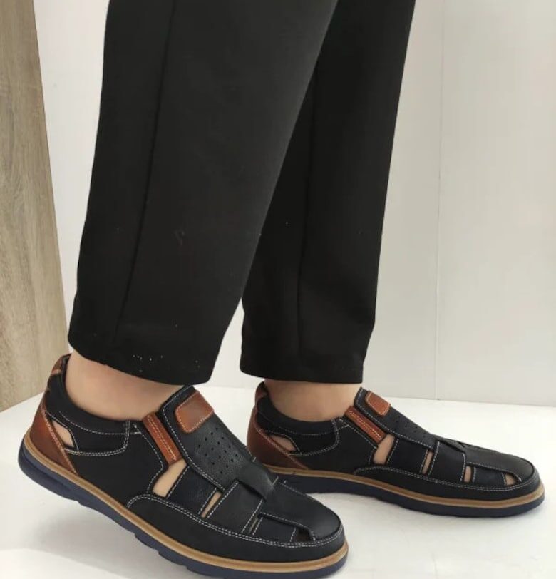 Мъжки обувки  777 - Перфорирани - Сини BIO FLEX