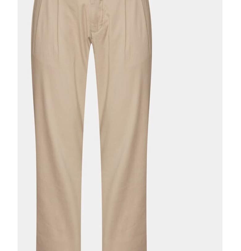 Мъжки панталон -  07862 - Памук - Бежов - Бежов LINDBERGH