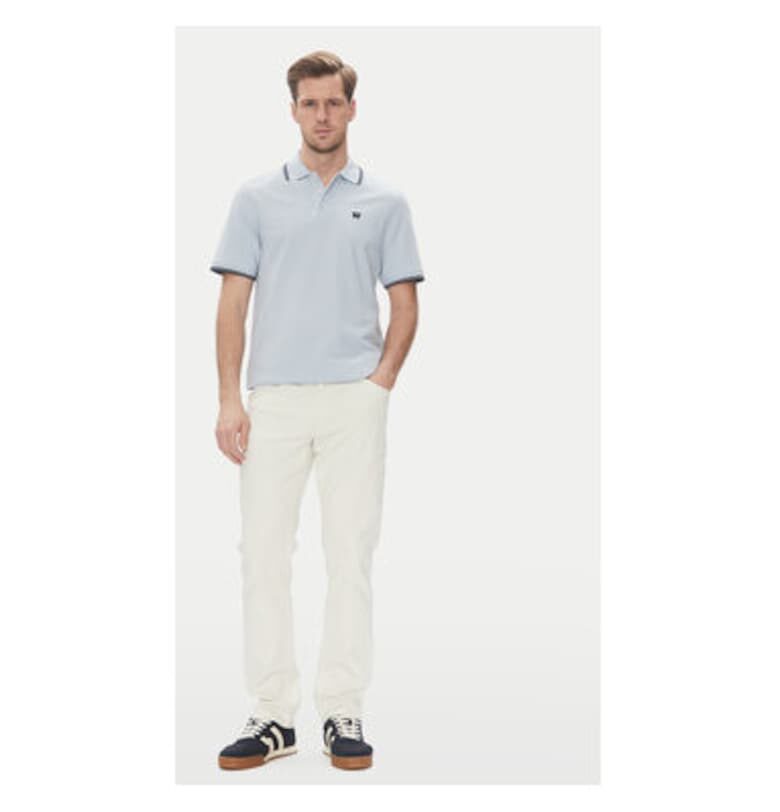 Мъжки панталон  112362435 - Памук/Еластан - Бежов - Бежов Wrangler