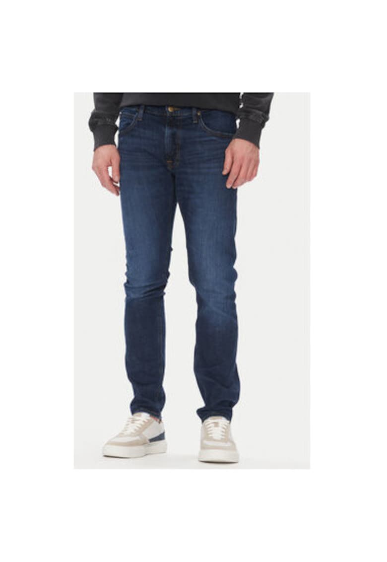 Мъжки панталон 112365111 - памук - тъмносин - Тъмносин Lee