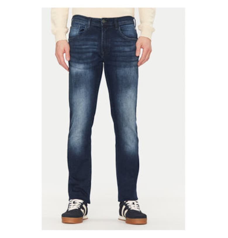 Мъжки панталон  20712391 - памук - тъмносин - Тъмносин BLEND