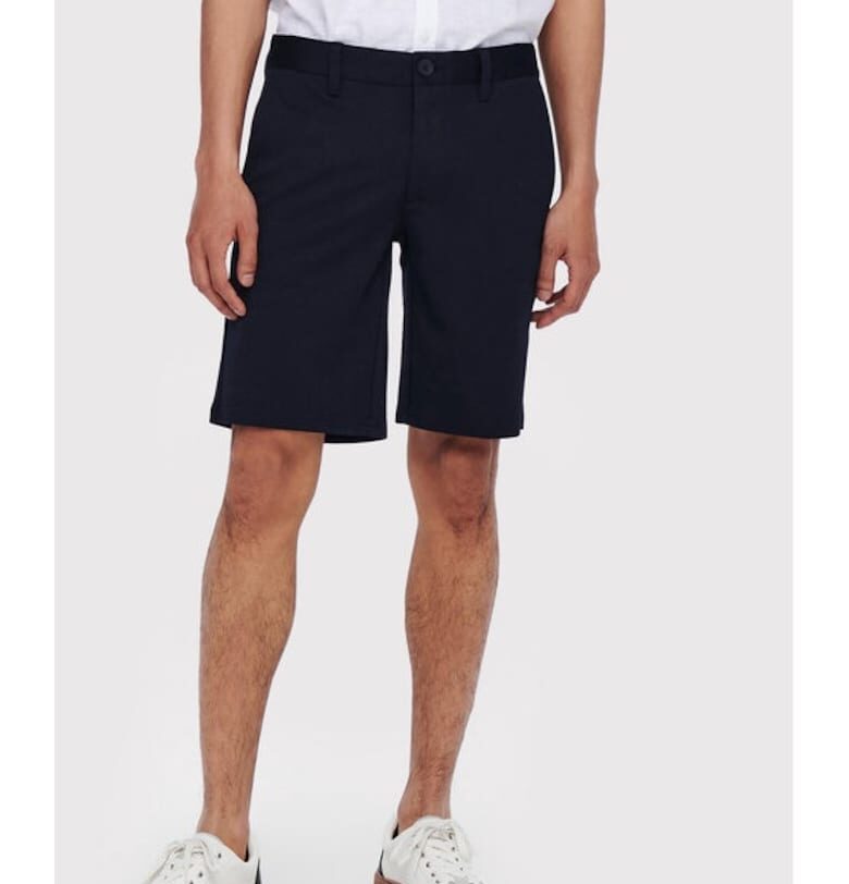 Мъжки панталон -  23203 - вискоза - тъмносин Only  Sons