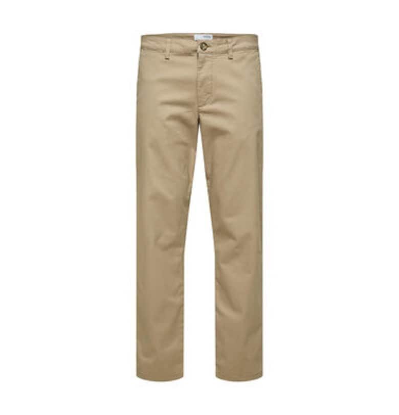 Мъжки панталон -  301598923 - Памук - 24794 - Бежов Selected Homme