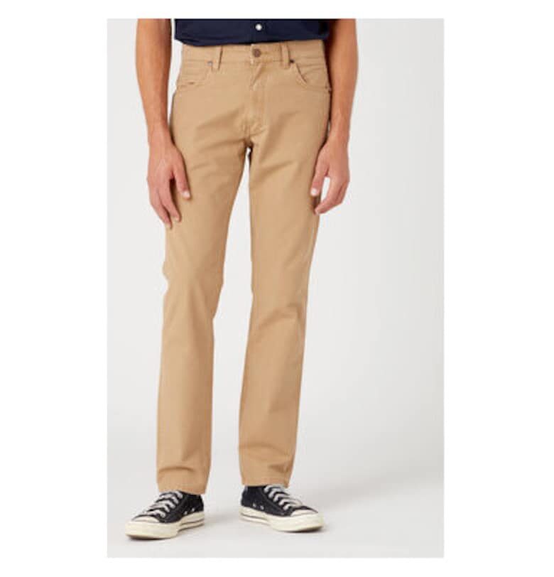 Мъжки панталон -  302747245 - Памук - Бежов - Бежов Wrangler