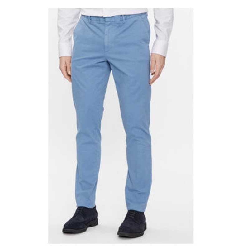 Мъжки панталон -  303642259 - Памук - Син - Син BOSS